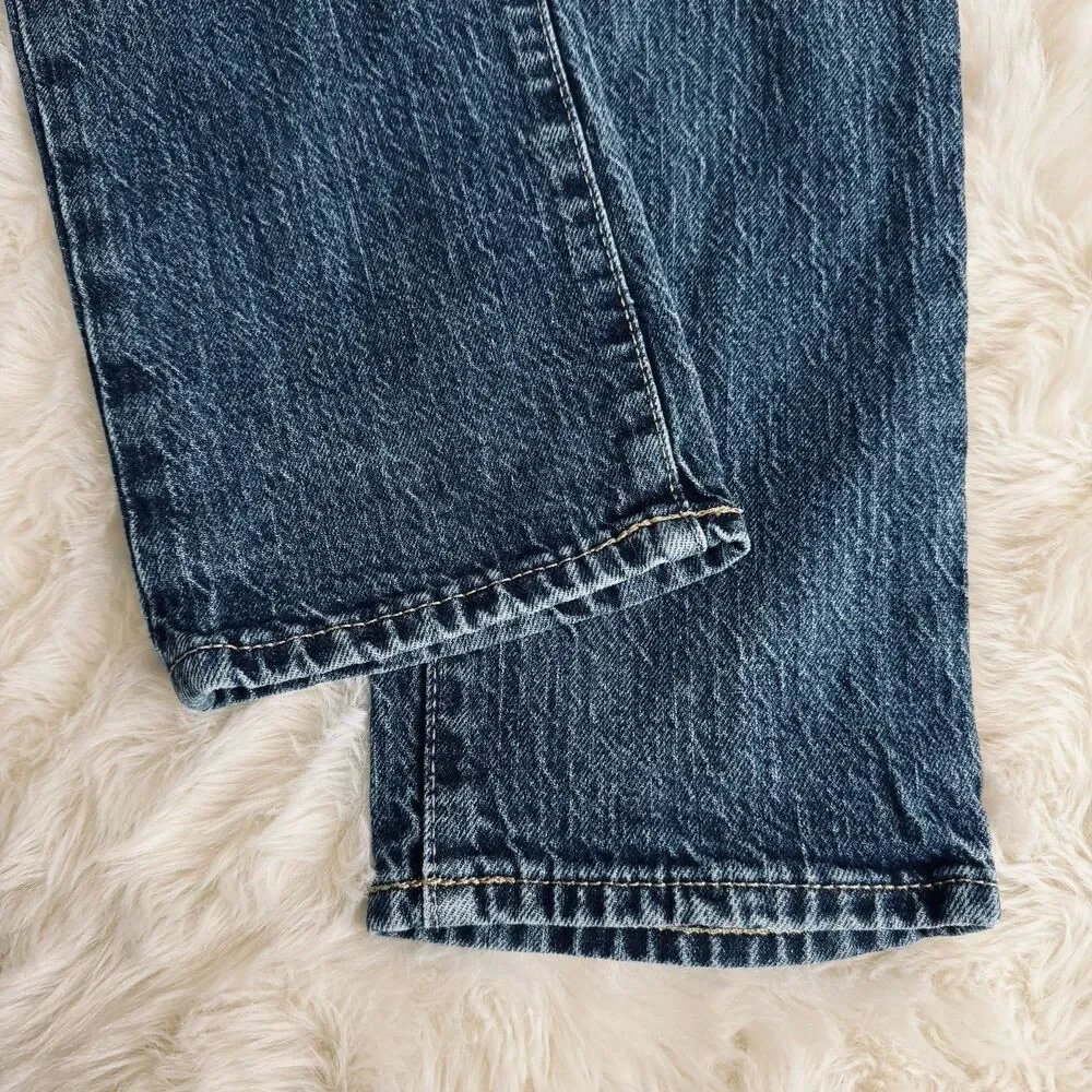 Gap Slim Boyfriend Jeans 0/25 (28x27.5) Blue Denim High Waisted Womens
